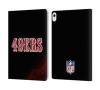 Head Case Designs Officially Licensed NFL Blur San Francisco 49Ers Logo Leather Wallet Case Compatible With Apple iPad Air 13 2024/2025