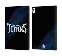 Head Case Designs Officially Licensed NFL Blur Tennessee Titans Logo Leather Wallet Case Compatible With Apple iPad Air 13 2024/2025