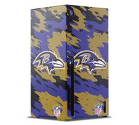 Head Case Designs Officially Licensed NFL Camou Baltimore Ravens Game Console Wrap Case Cover Compatible With Xbox Series X