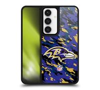 Head Case Designs Officially Licensed NFL Camou Baltimore Ravens Logo Gel Armour Case [Military Grade Protection] Compatible With Samsung Galaxy S24 5G