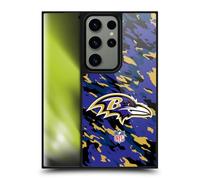Head Case Designs Officially Licensed NFL Camou Baltimore Ravens Logo Gel Armour Case [Military Grade Protection] Compatible With Samsung Galaxy S24 Ultra 5G