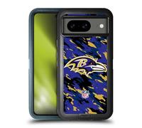 Head Case Designs Officially Licensed NFL Camou Baltimore Ravens Logo Ultra-Armoured Shockproof Case Compatible With Google Pixel 8