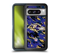Head Case Designs Officially Licensed NFL Camou Baltimore Ravens Logo Ultra-Armoured Shockproof Case Compatible With Google Pixel 8 Pro