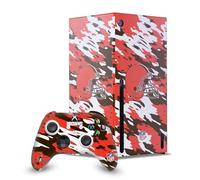 Head Case Designs Officially Licensed NFL Camou Cleveland Browns Game Console Wrap and Game Controller Skin Bundle Compatible With Xbox Series X