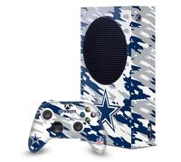 Head Case Designs Officially Licensed NFL Camou Dallas Cowboys Game Console Wrap and Game Controller Skin Bundle Compatible With Xbox Series S