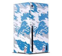 Head Case Designs Officially Licensed NFL Camou Detroit Lions Game Console Wrap Case Cover Compatible With Xbox Series X
