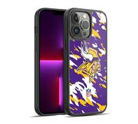 Head Case Designs Officially Licensed NFL Camou Minnesota Vikings Logo Gel Armour Case [Military Grade Protection] Compatible With Apple iPhone 13 Pro Max