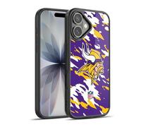 Head Case Designs Officially Licensed NFL Camou Minnesota Vikings Logo Gel Armour Case [Military Grade Protection] Compatible With Apple iPhone 17