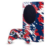 Head Case Designs Officially Licensed NFL Camou New England Patriots Game Console Wrap and Game Controller Skin Bundle Compatible With Xbox Series S Console & Controller Bundle