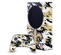 Head Case Designs Officially Licensed NFL Camou New Orleans Saints Game Console Wrap and Game Controller Skin Bundle Compatible With Xbox Series S Console & Controller Bundle