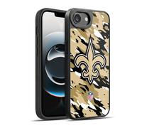 Head Case Designs Officially Licensed NFL Camou New Orleans Saints Logo Gel Armour Case [Military Grade Protection] Compatible With Apple iPhone 16e / iPhone 17e