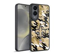 Head Case Designs Officially Licensed NFL Camou New Orleans Saints Logo Gel Armour Case [Military Grade Protection] Compatible With Samsung Galaxy S25 Edge