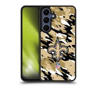 Head Case Designs Officially Licensed NFL Camou New Orleans Saints Logo Gel Armour Case [Military Grade Protection] Compatible With Samsung Galaxy S25 FE