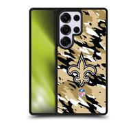 Head Case Designs Officially Licensed NFL Camou New Orleans Saints Logo Gel Armour Case [Military Grade Protection] Compatible With Samsung Galaxy S25 Ultra