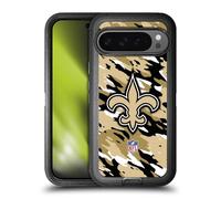 Head Case Designs Officially Licensed NFL Camou New Orleans Saints Logo Ultra-Armoured Shockproof Case Compatible With Google Pixel 9 Pro XL