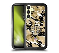 Head Case Designs Officially Licensed NFL Camou New Orleans Saints Logo Ultra-Armoured Shockproof Case Compatible With Samsung Galaxy A25 5G