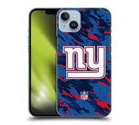 Head Case Designs Officially Licensed NFL Camou New York Giants Logo Hard Back Case Compatible With Apple iPhone 14 Plus