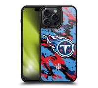 Head Case Designs Officially Licensed NFL Camou Tennessee Titans Logo Gel Armour Case [Military Grade Drop Protection] Compatible With Apple iPhone 15 Pro Max