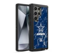 Head Case Designs Officially Licensed NFL Coloured Marble Dallas Cowboys Graphics Ultra-Armoured Shockproof Case [Military Grade Protection] Compatible With Samsung Galaxy S24 Ultra 5G
