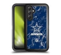 Head Case Designs Officially Licensed NFL Coloured Marble Dallas Cowboys Graphics Ultra-Armoured Shockproof Case [Military Grade Protection] Compatible With Samsung Galaxy A54 5G