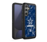 Head Case Designs Officially Licensed NFL Coloured Marble Dallas Cowboys Graphics Ultra-Armoured Shockproof Case [Military Grade Protection] Compatible With Samsung Galaxy S24 FE