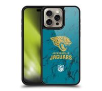 Head Case Designs Officially Licensed NFL Coloured Marble Jacksonville Jaguars Graphics Gel Armour Case [Military Grade Protection] Compatible With Apple iPhone 16 Pro Max