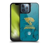 Head Case Designs Officially Licensed NFL Coloured Marble Jacksonville Jaguars Graphics Gel Armour Case [Military Grade Protection] Compatible With Apple iPhone 13 Pro Max