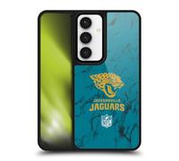 Head Case Designs Officially Licensed NFL Coloured Marble Jacksonville Jaguars Graphics Gel Armour Case [Military Grade Protection] Compatible With Samsung Galaxy S24 5G