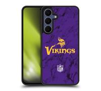 Head Case Designs Officially Licensed NFL Coloured Marble Minnesota Vikings Graphics Gel Armour Case [Military Grade Protection] Compatible With Samsung Galaxy S25 FE