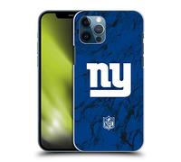 Head Case Designs Officially Licensed NFL Coloured Marble New York Giants Graphics Hard Back Case Compatible With Apple iPhone 12 / iPhone 12 Pro