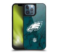 Head Case Designs Officially Licensed NFL Coloured Marble Philadelphia Eagles Graphics Gel Armour Case [Military Grade Protection] Compatible With Apple iPhone 13 Pro Max