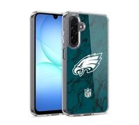 Head Case Designs Officially Licensed NFL Coloured Marble Philadelphia Eagles Graphics Gel Case [Military Grade Protection] Compatible With Samsung Galaxy A17 4G / 5G