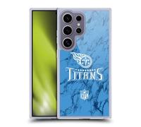 Head Case Designs Officially Licensed NFL Coloured Marble Tennessee Titans Graphics Gel Case [Military Grade Protection] Compatible with Samsung Galaxy S25 Ultra and Compatible with MagSafe