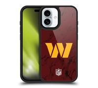 Head Case Designs Officially Licensed NFL Coloured Marble Washington Football Team Graphics Gel Armour Case [Military Grade Protection] Compatible With Apple iPhone 16