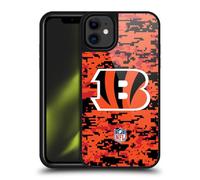 Head Case Designs Officially Licensed NFL Digital Camouflage Cincinnati Bengals Graphics Gel Armour Case [Military Grade Protection] Compatible With Apple iPhone 11