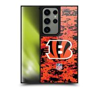Head Case Designs Officially Licensed NFL Digital Camouflage Cincinnati Bengals Graphics Gel Armour Case [Military Grade Protection] Compatible With Samsung Galaxy S24 Ultra 5G