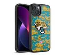 Head Case Designs Officially Licensed NFL Digital Camouflage Jacksonville Jaguars Graphics Gel Armour Case [Military Grade Protection] Compatible With Apple iPhone 13