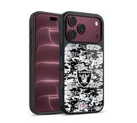 Head Case Designs Officially Licensed NFL Digital Camouflage Las Vegas Raiders Graphics Gel Armour Case [Military Grade Protection] Compatible With Apple iPhone 18 Pro