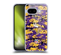 Head Case Designs Officially Licensed NFL Digital Camouflage Minnesota Vikings Graphics Gel Case [Military Grade Protection] Compatible With Google Pixel 9A