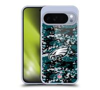 Head Case Designs Officially Licensed NFL Digital Camouflage Philadelphia Eagles Graphics Gel Case [Military Grade Protection] Compatible with Google Pixel 10 Pro XL and Compatible with MagSafe