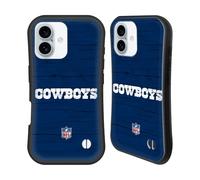 Head Case Designs Officially Licensed NFL Distressed Look Dallas Cowboys Logo Hybrid Case Compatible With Apple iPhone 16