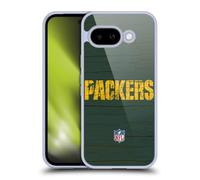 Head Case Designs Officially Licensed NFL Distressed Look Green Bay Packers Logo Gel Case [Military Grade Protection] Compatible With Google Pixel 9A