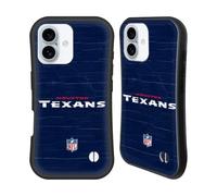 Head Case Designs Officially Licensed NFL Distressed Look Houston Texans Logo Hybrid Case Compatible With Apple iPhone 16