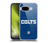 Head Case Designs Officially Licensed NFL Distressed Look Indianapolis Colts Logo Gel Case [Military Grade Protection] Compatible With Google Pixel 9A