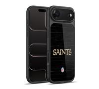 Head Case Designs Officially Licensed NFL Distressed Look New Orleans Saints Logo Gel Armour Case [Military Grade Protection] Compatible With Apple iPhone 17 Air