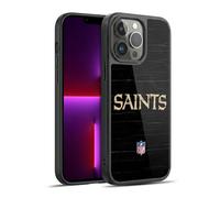 Head Case Designs Officially Licensed NFL Distressed Look New Orleans Saints Logo Gel Armour Case [Military Grade Protection] Compatible With Apple iPhone 13 Pro Max