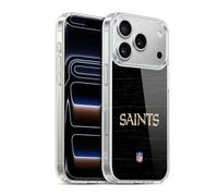 Head Case Designs Officially Licensed NFL Distressed Look New Orleans Saints Logo Gel Case [Military Grade Protection] Compatible with Apple iPhone 17 Pro and Compatible with MagSafe
