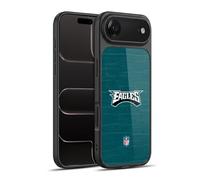 Head Case Designs Officially Licensed NFL Distressed Look Philadelphia Eagles Logo Gel Armour Case [Military Grade Protection] Compatible With Apple iPhone 17 Air