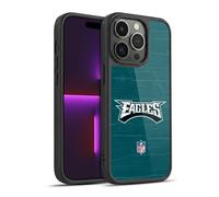 Head Case Designs Officially Licensed NFL Distressed Look Philadelphia Eagles Logo Gel Armour Case [Military Grade Protection] Compatible With Apple iPhone 14 Pro