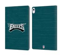 Head Case Designs Officially Licensed NFL Distressed Look Philadelphia Eagles Logo Leather Wallet Case Compatible With Apple iPad Air 13 2024/2025
